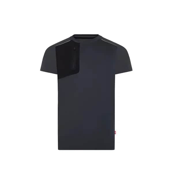 Funktionsshirt mit Waffelstruktur - (110 g/m²), aus 100 % recyceltem Polyester - VL RHEA - Grau