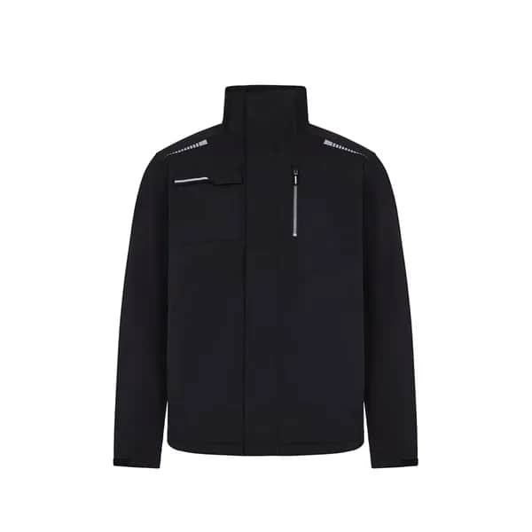 Gepolsterte Jacke (180 g/m²), aus recyceltem Polyester (50 %) und Polyester (50 %) - VL NYX - Schwarz