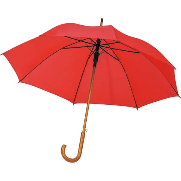 Regenschirm aus recyceltem PET CHRISTINE - rot