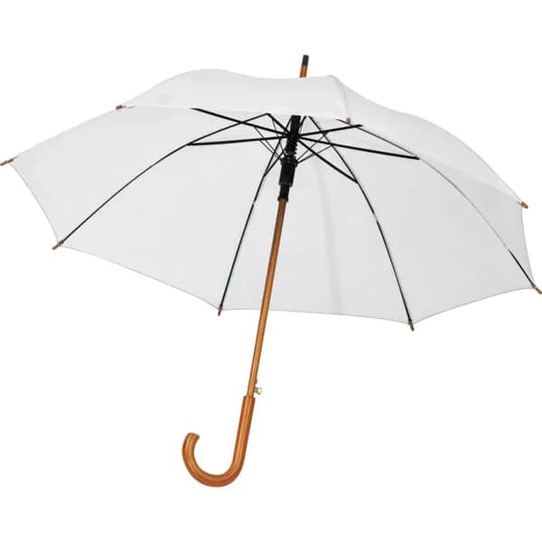 Regenschirm aus recyceltem PET CHRISTINE - weiss