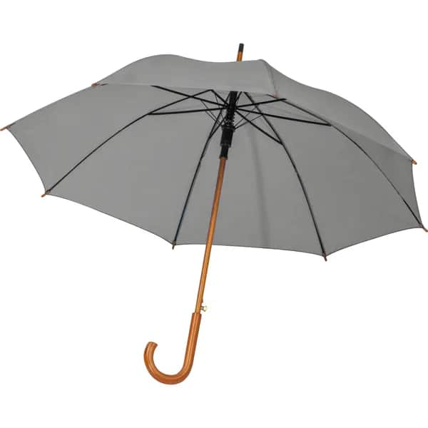 Regenschirm aus recyceltem PET CHRISTINE - grau
