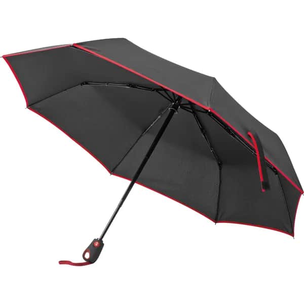 Taschenschirm aus Pongee BARTOLOME - rot