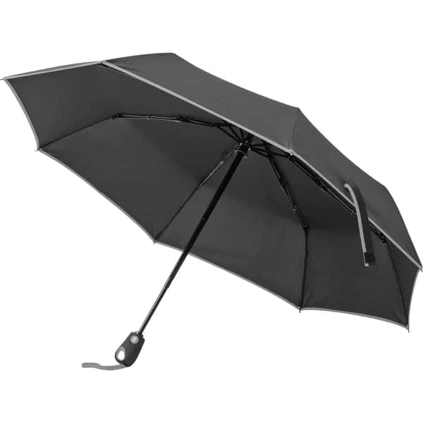 Taschenschirm aus Pongee BARTOLOME - grau