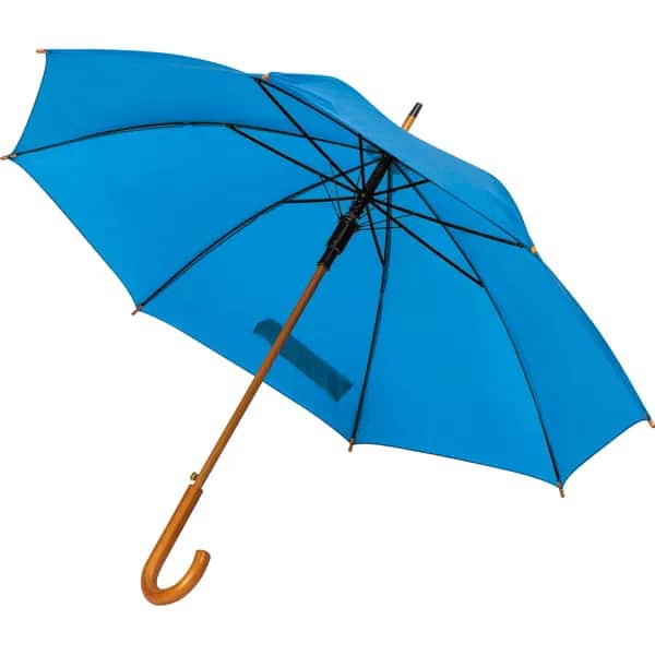 Automatikstockschirm aus Polyester MARTIN - hellblau