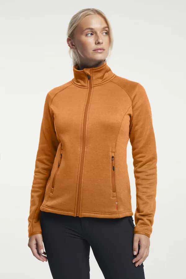 TXlite Midlayer Zip Damen - Dunkelorange