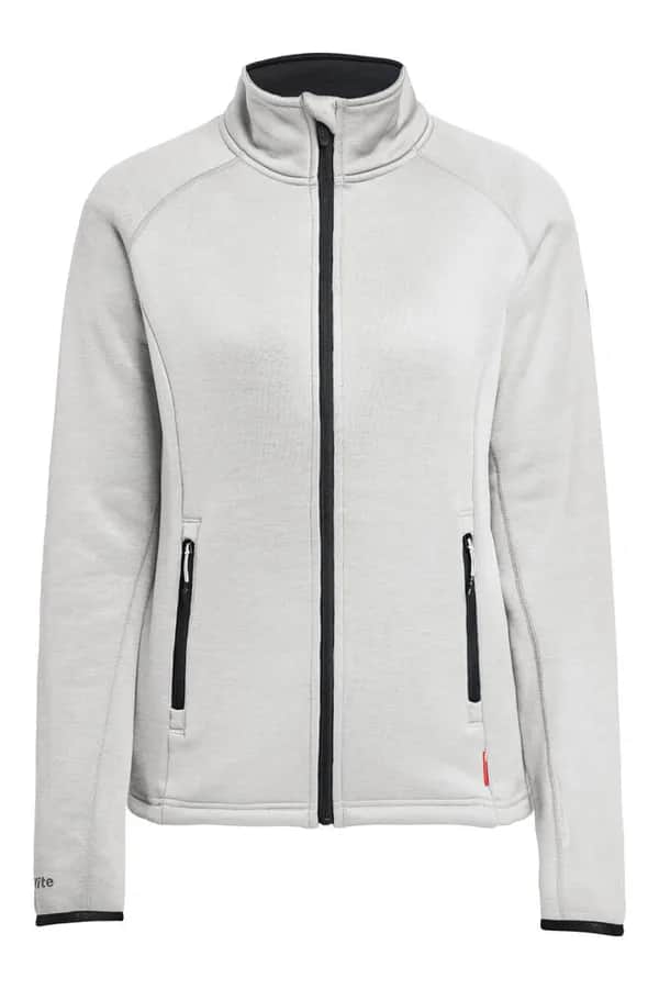 TXlite Midlayer Zip Damen - Hellgrau
