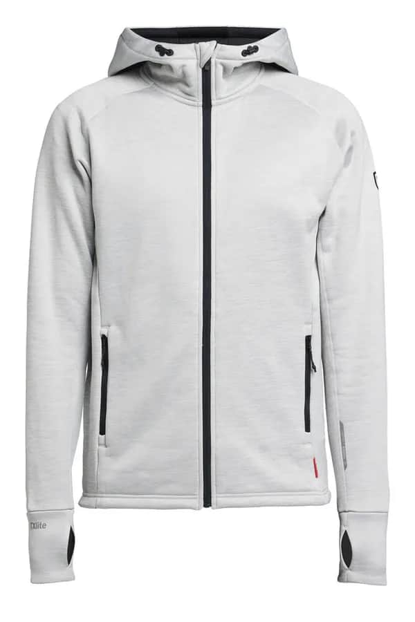 TXlite Hoodie Zip Men - Hellgrau
