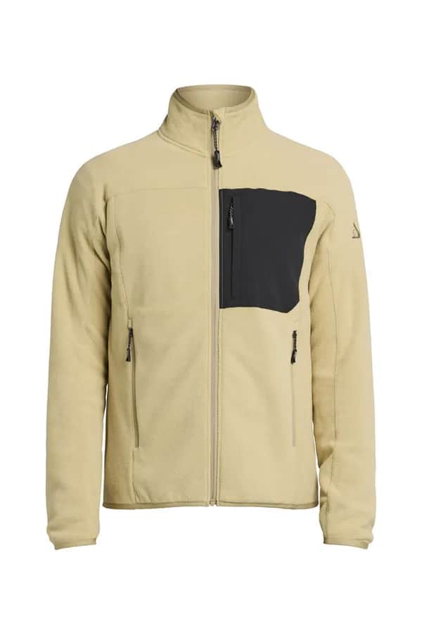 Himalaya Full Zip Pocket  Fleece Men - Beige