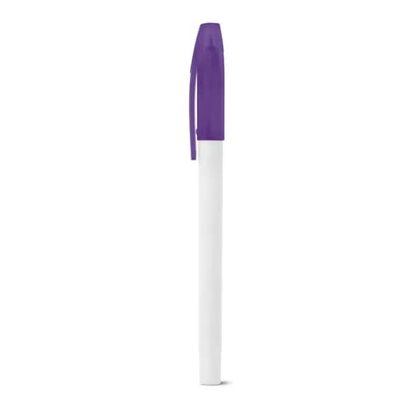 PP-Kugelschreiber mit eiem transparentem Gehäuse - JADE - Violett