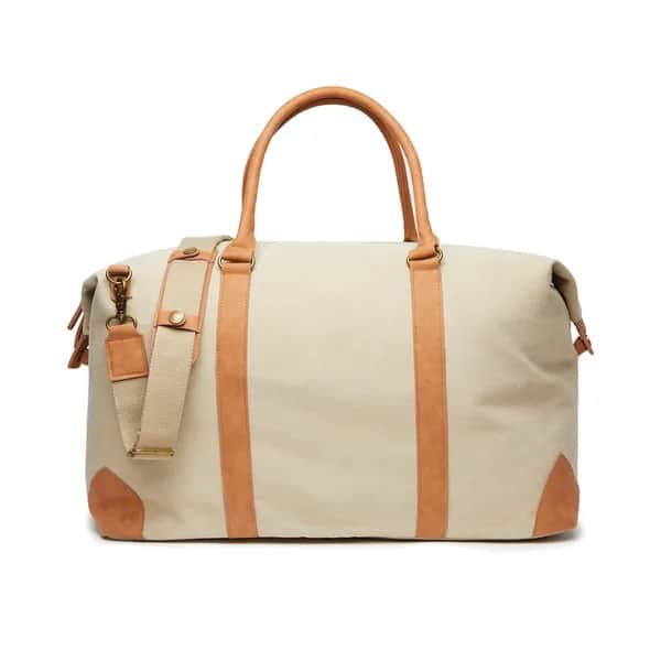 VINGA Bosler Seesack aus RCS recyceltem Canvas - beige