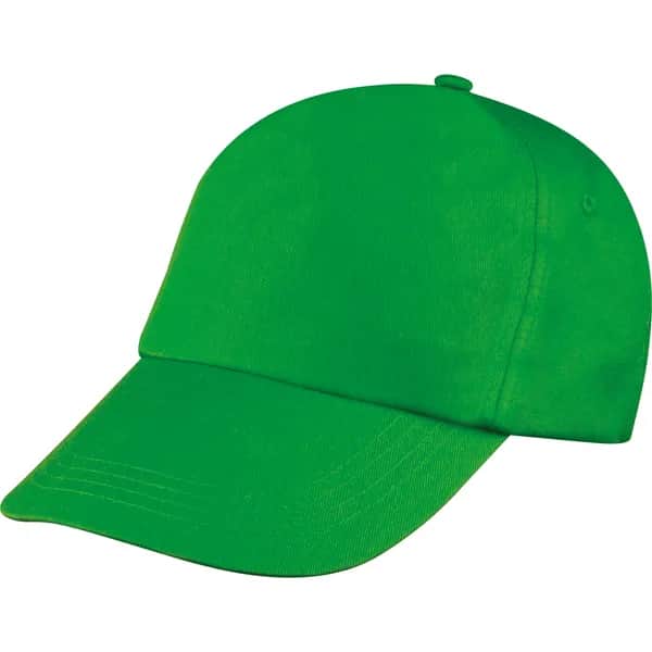 5 Panel Baumwoll-Baseball-Cap MEGAN - grün