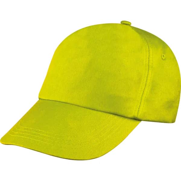5 Panel Baumwoll-Baseball-Cap MEGAN - apfelgrün