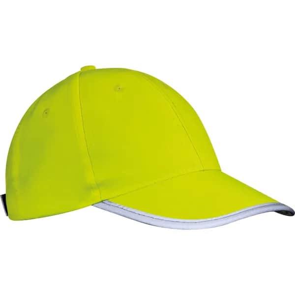 6 Panel Baseballcap für Erwachsene ISABELLA - gelb