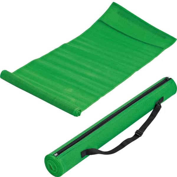 Strandmatte aus wasserabweisendem Kunststoff KAROLINA - grün
