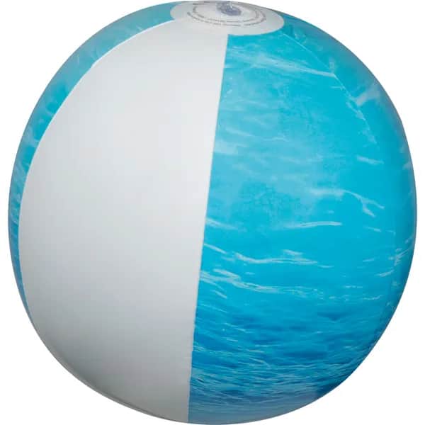 Strandball mit Meeroptik CLAYTON - türkis