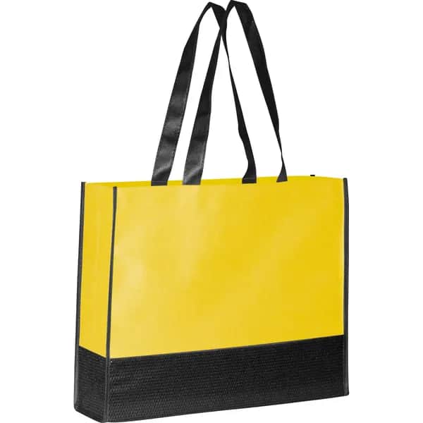 Faltbare Non Woven Einkaufstasche COURTNEY - gelb