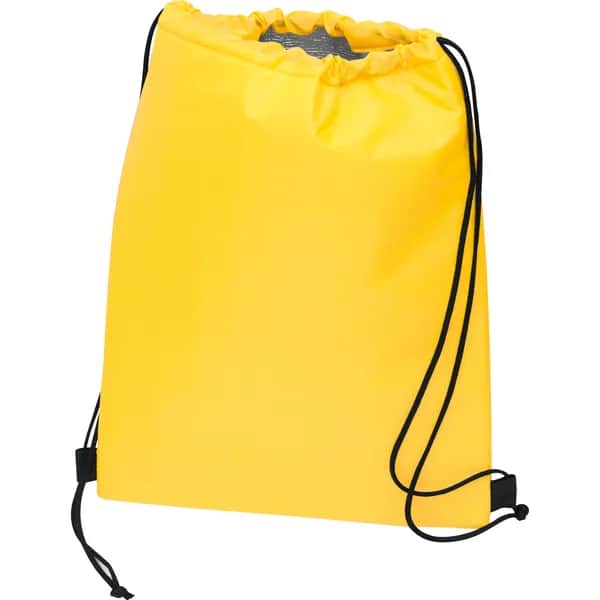 Polyester Gymbag mit Kühlfunktion RACHEL - gelb