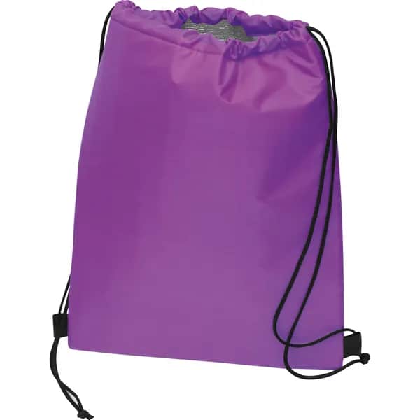 Polyester Gymbag mit Kühlfunktion RACHEL - violett