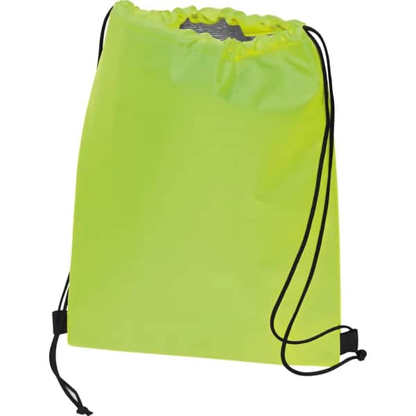 Polyester Gymbag mit Kühlfunktion RACHEL - apfelgrün