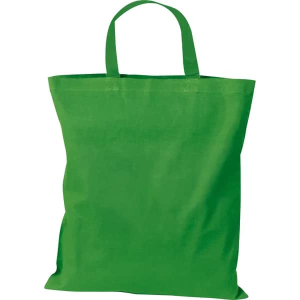 Baumwolltasche mit kurzen Henkeln MARSHALL - grün