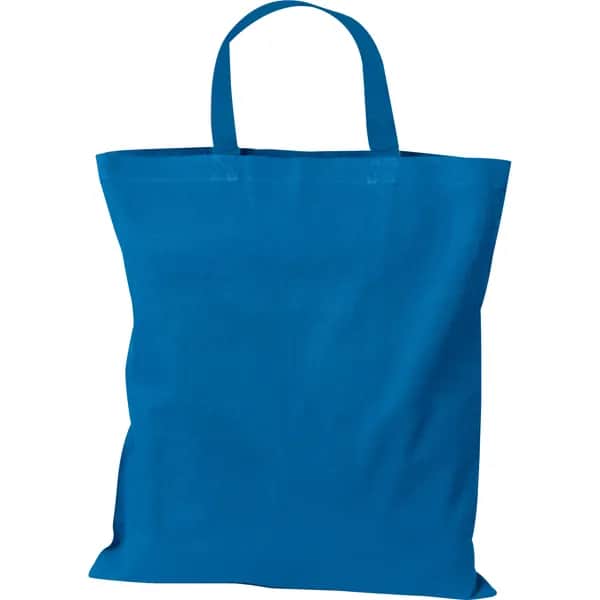 Baumwolltasche mit kurzen Henkeln MARSHALL - hellblau