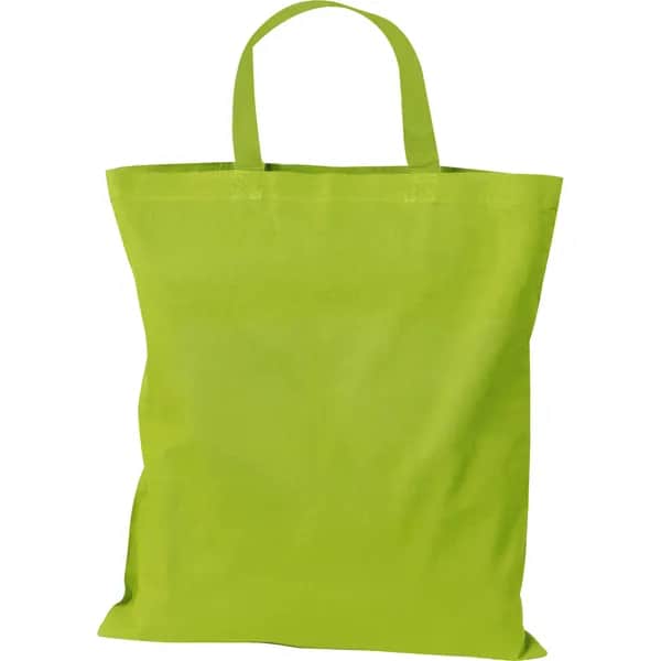 Baumwolltasche mit kurzen Henkeln MARSHALL - apfelgrün
