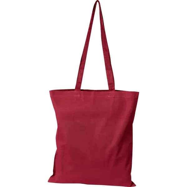Baumwolltasche mit langen Henkeln LANCE - burgund