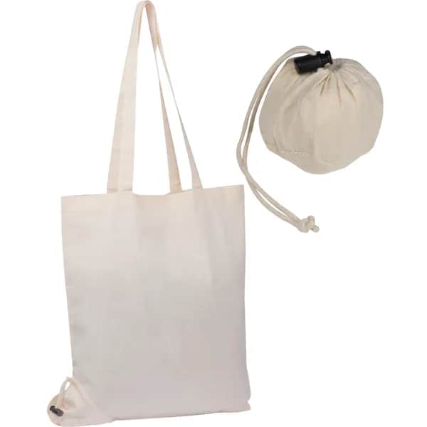 Baumwolltasche zum Zusammenfalten ANNABELLA - weiss