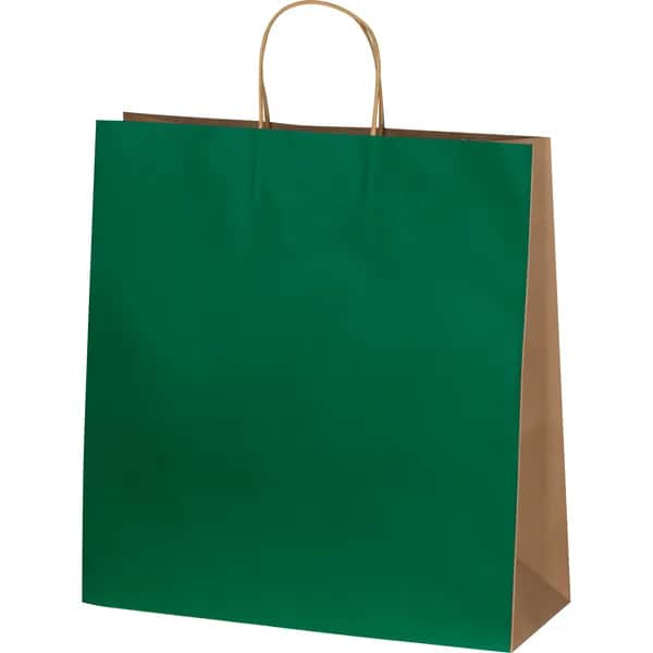 Recycelte Papiertasche groß GUS - grün