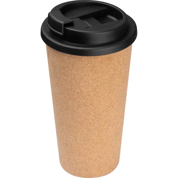 Trinkbecher mit Korkoberfläche, 400ml JEREMY - beige