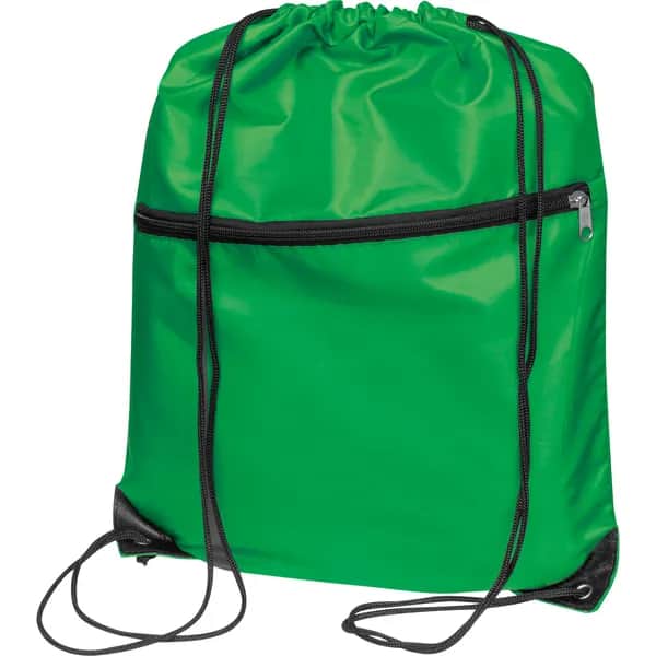 Gymbag aus recyceltem Polyester HILDA - grün