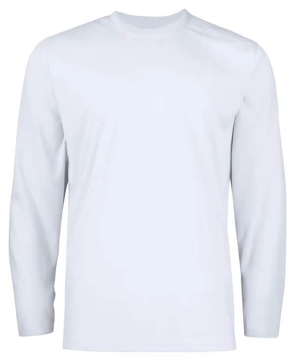 2017 LANGARM T-SHIRT 100% BAUMWOLLE - Weiß