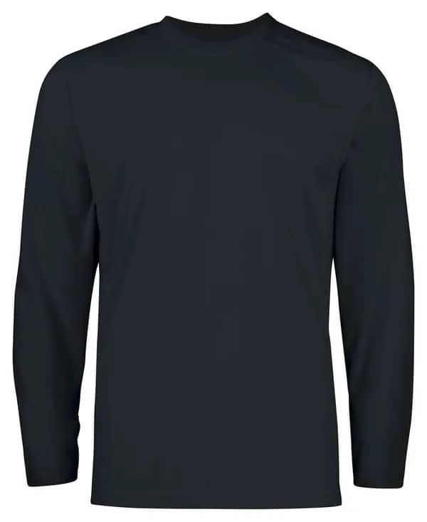 2017 LANGARM T-SHIRT 100% BAUMWOLLE - Schwarz