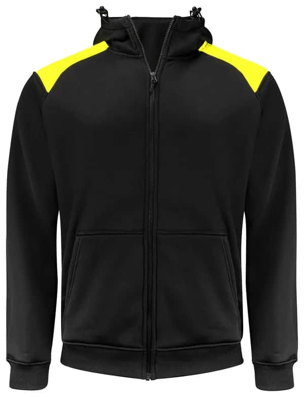 2133 KAPUZENJACKE - Schwarz/Gelb