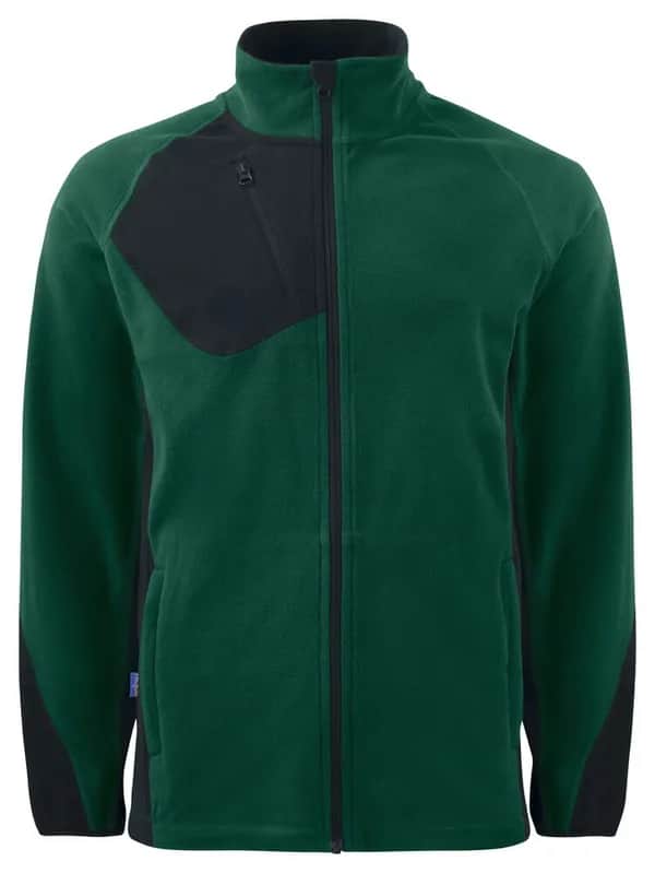 2325 MICROFLEECE JACKE - Waldgrün