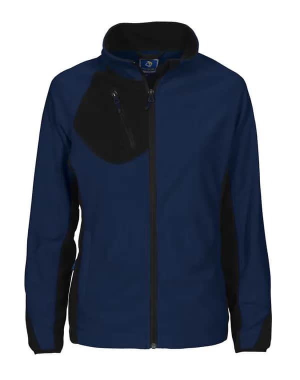 2326 DAMEN MICROFLEECE JACKE - Marine