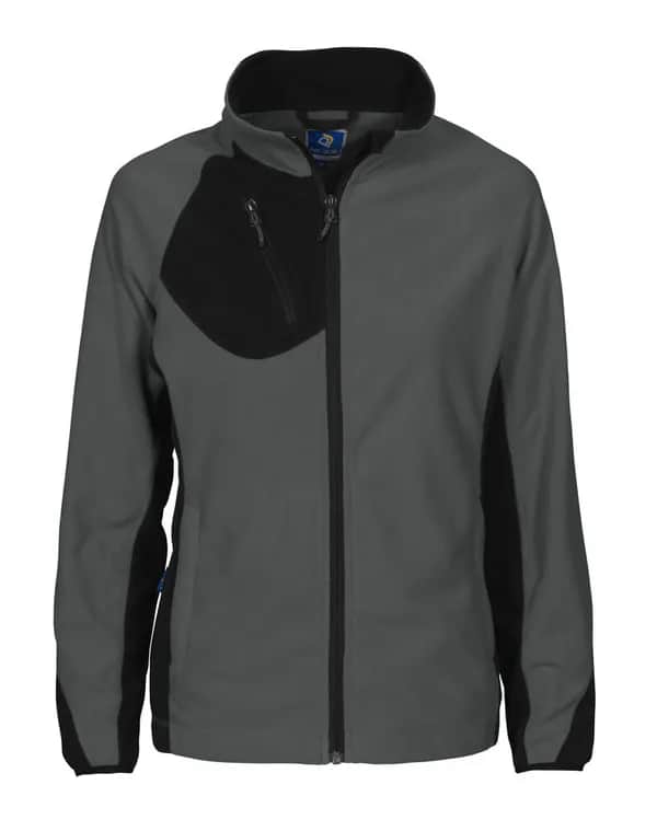 2326 DAMEN MICROFLEECE JACKE - Grau