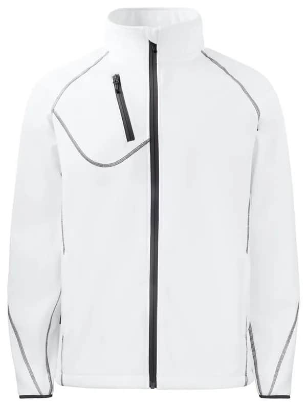 2422 SOFTSHELL JACKE - Weiß