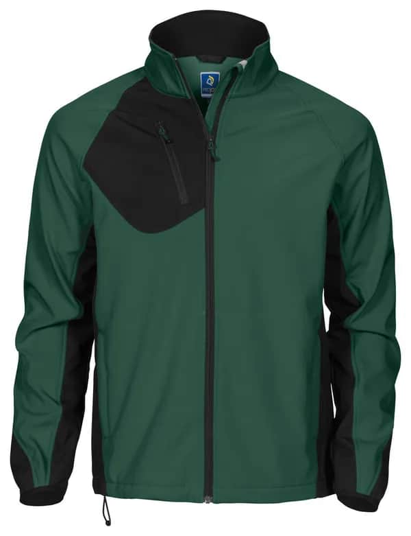 2422 SOFTSHELL JACKE - Waldgrün