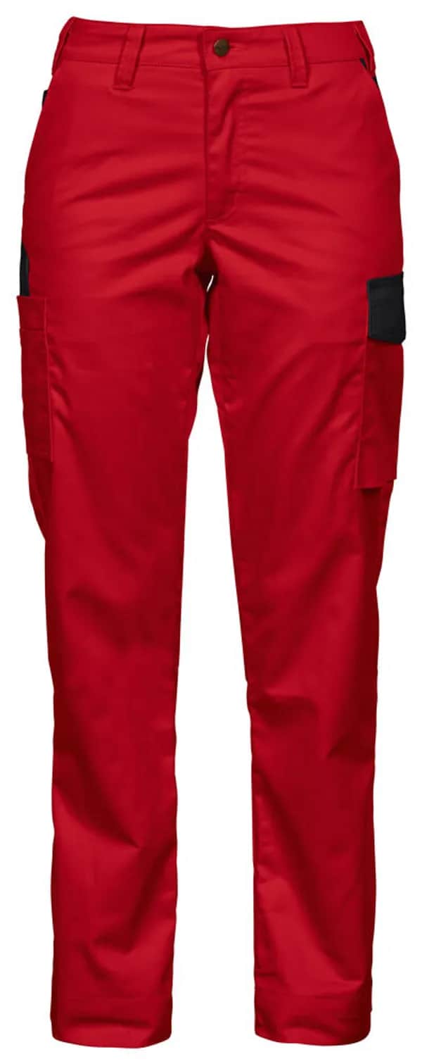 2519 DAMEN ARBEITSHOSE - Rot