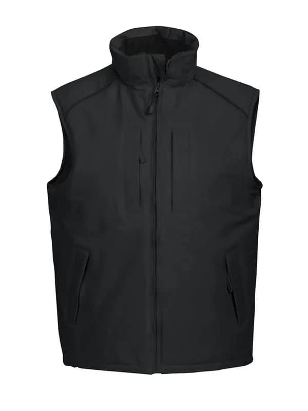 2718 GEFÜTTERTE WESTE - Schwarz