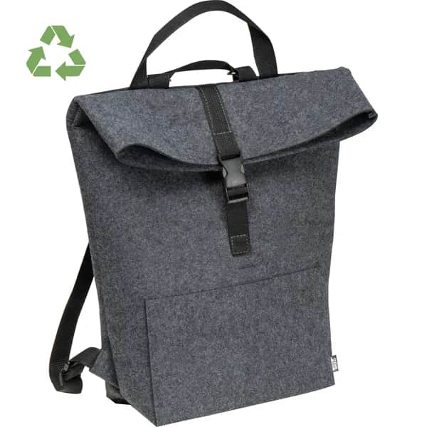 RPET Filzrucksack LAWRENCE - anthrazit