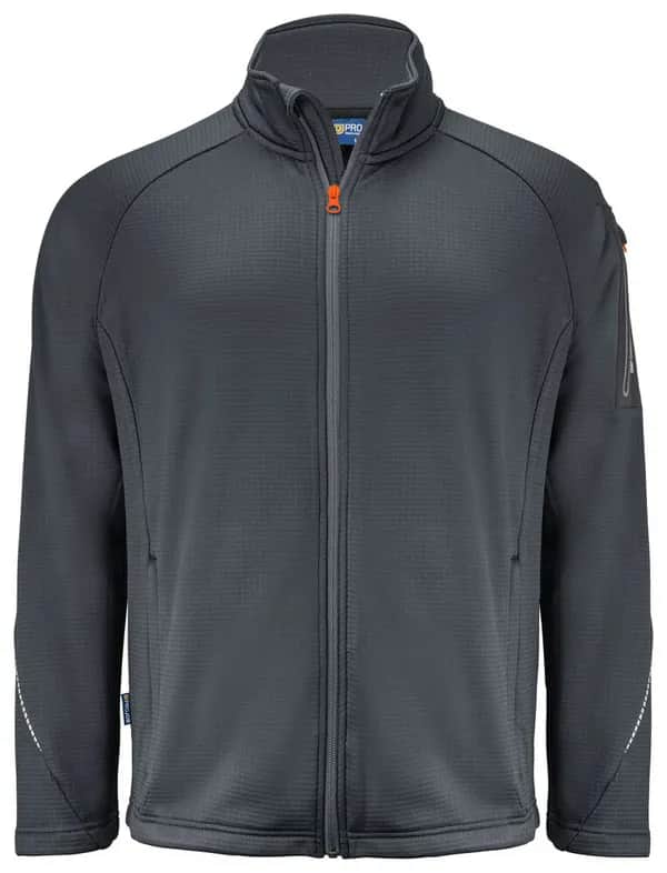 3319 MICROFLEECE-JACKE - Grau