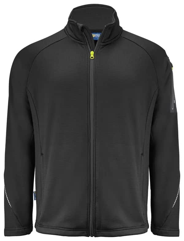 3319 MICROFLEECE-JACKE - Schwarz