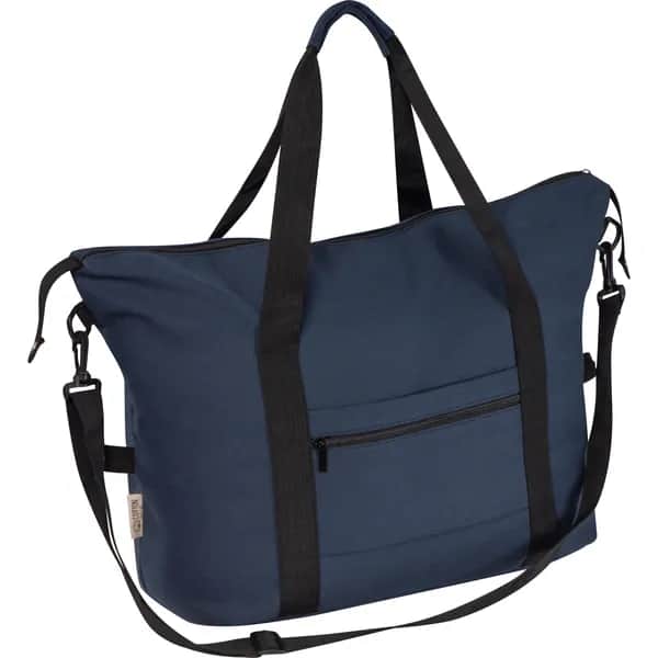 Duffel Bag aus recycelter Baumwolle WESLEY - dunkelblau