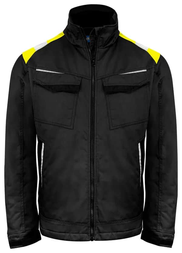 5428 GEFÜTTERTE JACKE - Gelb/Schwarz