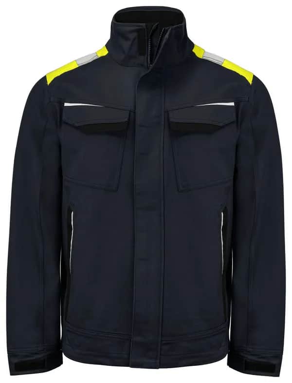 5437 JACKE 100% BAUMWOLLE - Gelb/Schwarz