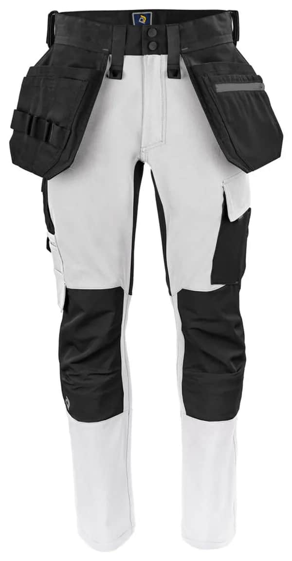 5551 BUNDFALTENHOSE STRETCH - Weiß