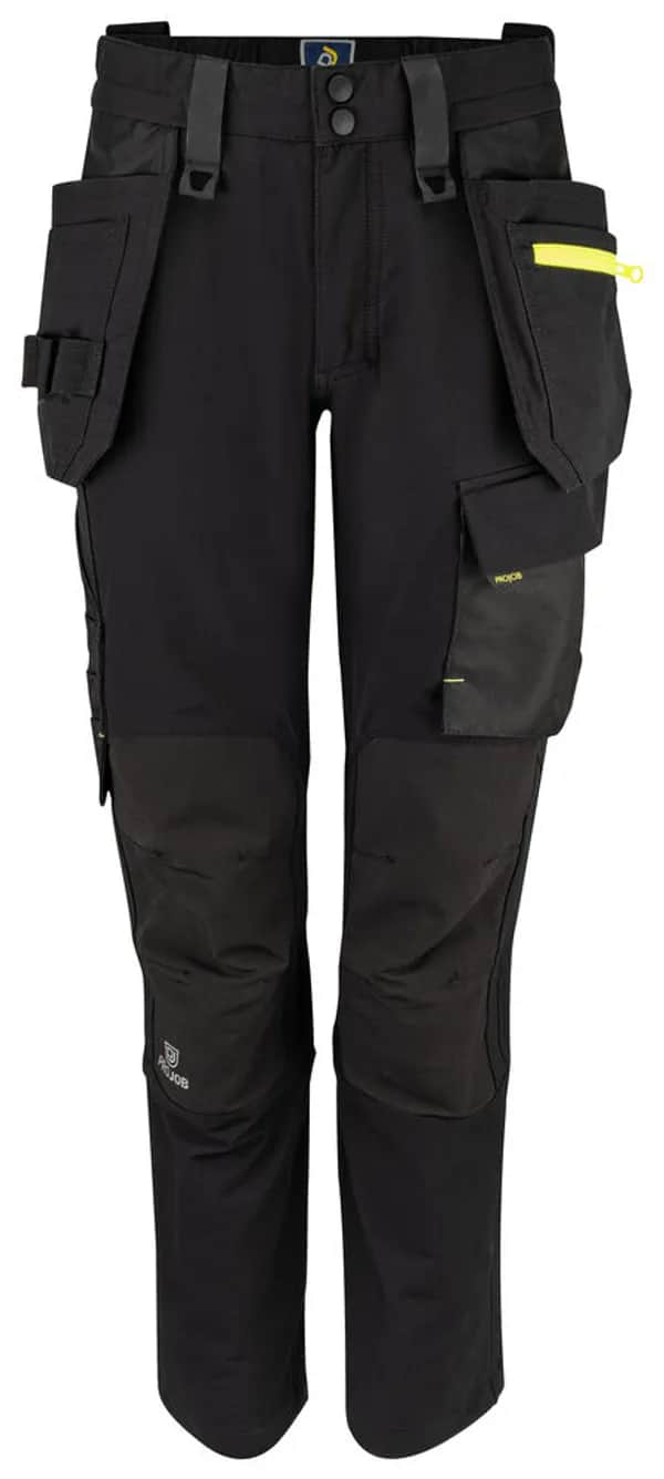 5564 BUNDFALTENHOSE STRETCH DAMEN - Schwarz