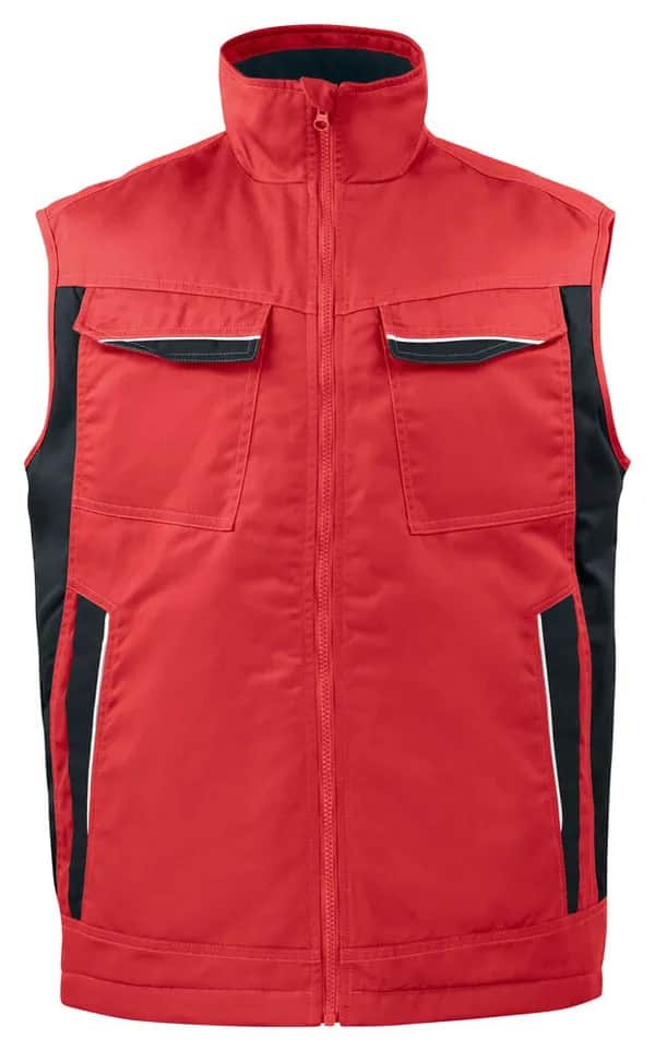 5704 GEFÜTTERTE WESTE - Rot